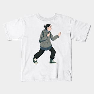 Kung Fu Girl Kids T-Shirt